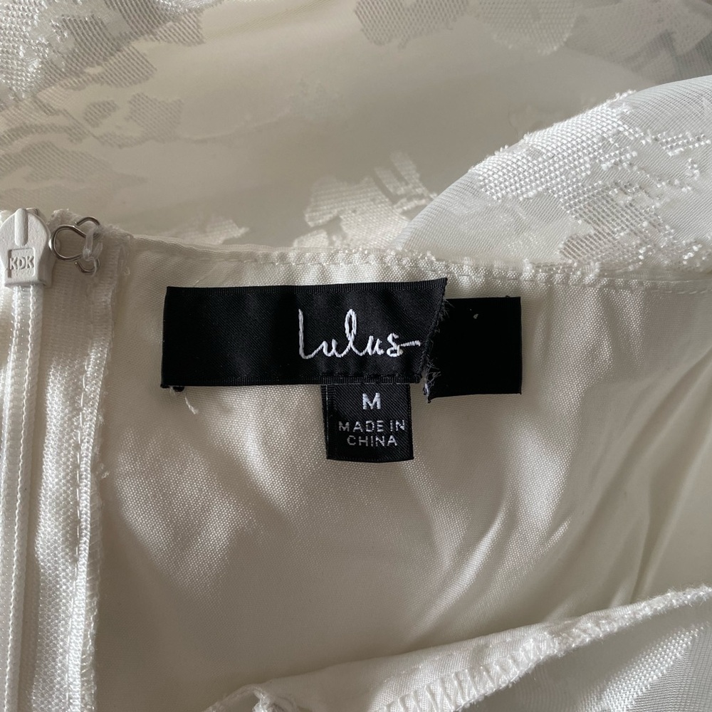 Lulu’s Exceptionally Darling White Burnout Floral Bustier
Mini Dress Medium - Picture 6 of 11